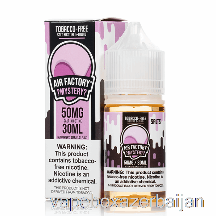 E-Juice Vape Mystery SALTS - Air Factory Synthetic - 30mL 36mg